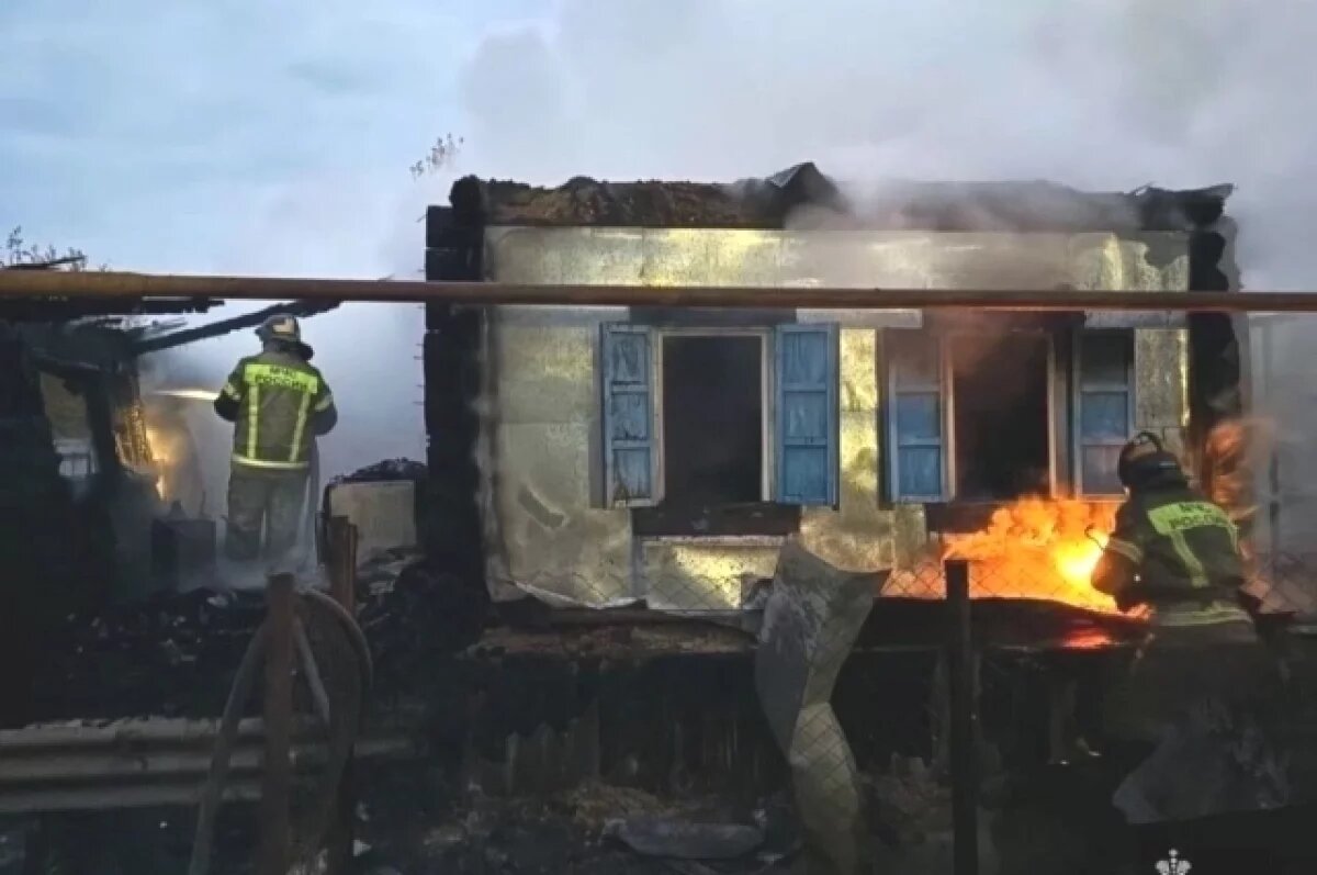    Пожилой волгоградец сгорел во вспыхнувшем из-за газового баллона доме
