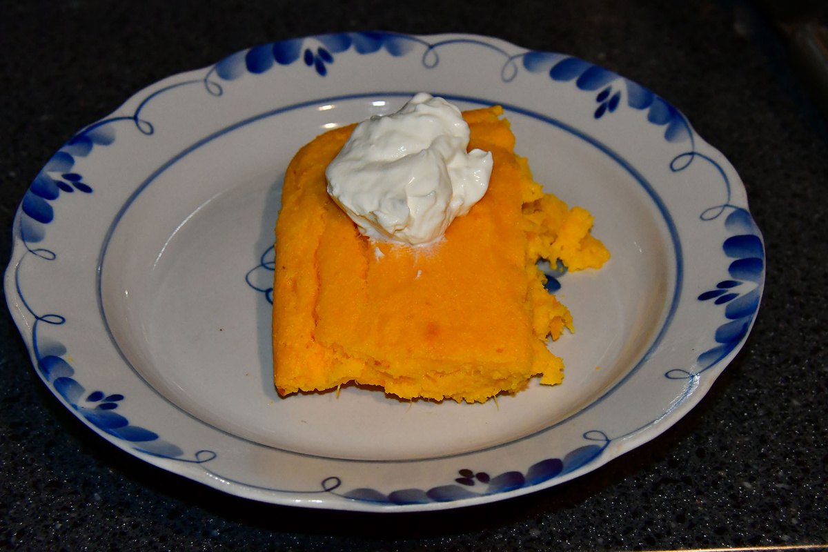 Запеканка из тыквы с творогом