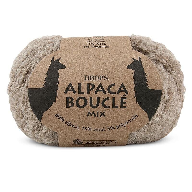 Буклированная пряжа с шерстью альпака.  Это норвежская фантазийная буклированная пряжа высокого качества. 
Пряжа альпака очень тонкая и прочная, но очень мягкая и воздушная. Пряжа для вязания шерсть альпака считается гипоаллергенной.
Состав пряжи - суперфайн альпака, который дает полотну выраженный блеск, сравнимый с блеском шелка.
Производитель рекомендует вязать буклированную пряжу на более толстых спицах (5мм), чем обычную пряжу с таким метражом, так как альпаковые завитки после стирки дополнительно распушаются и заполняют собой пространство между петлями.
