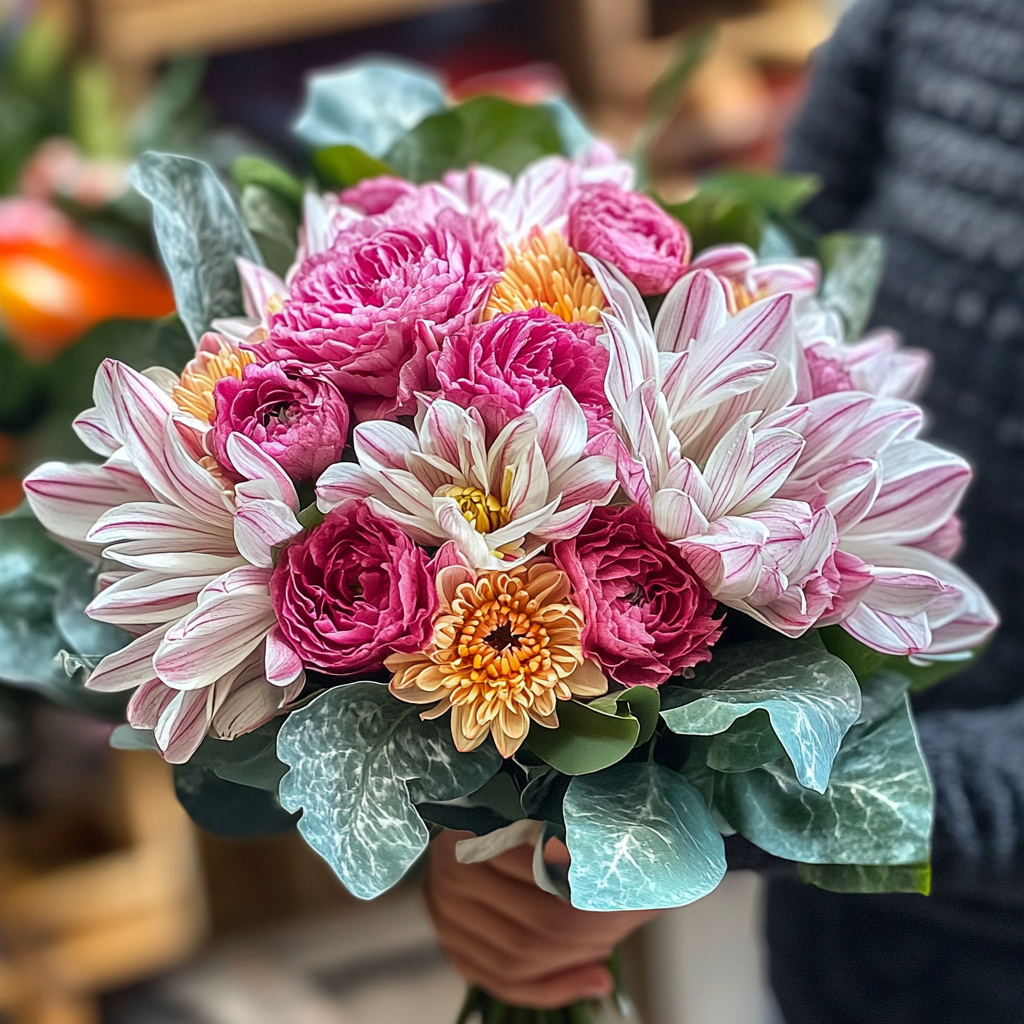 Заказать букет в телеграмм канале Luxe Flora