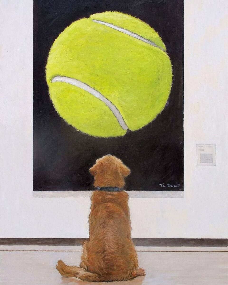 Вопрос – ответ, вопрос – ответ... Давно хотела вставить в статью эту картину. Автора, к сожалению, не знаю, напишите в комментариях, если вам знакома эта работа