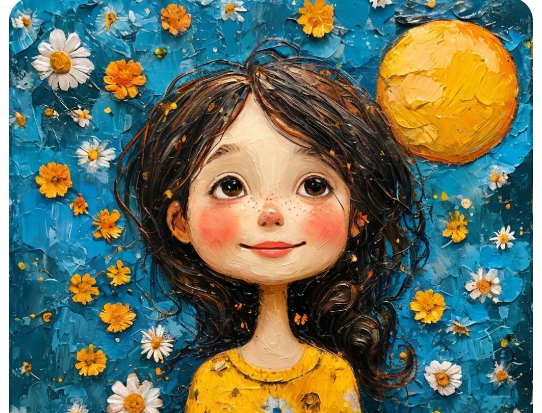 Нарисовала нейросеть Шедеврум по запросу "Моё счастье". 