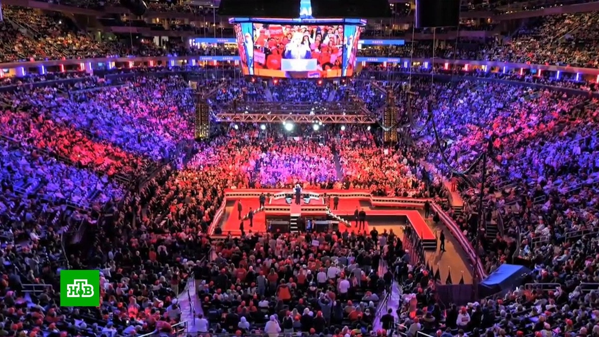    «Харрис  это сошедший с рельсов поезд»: Трамп выступил перед сторонниками в    Нью-Йорке