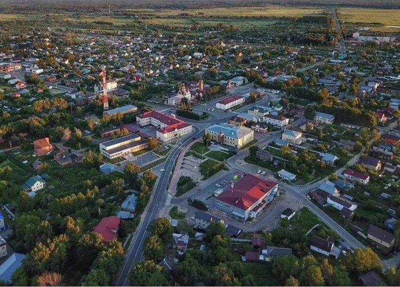 Талдом с высоты птичьего полёта.