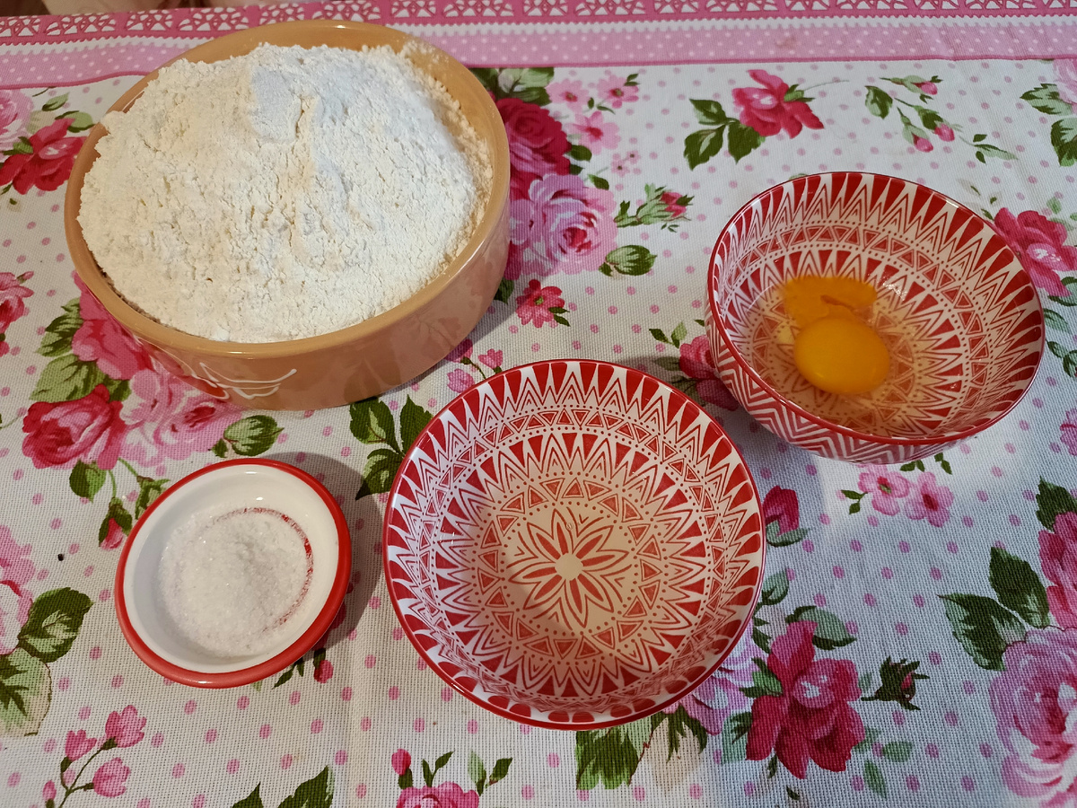 продукты на тесто