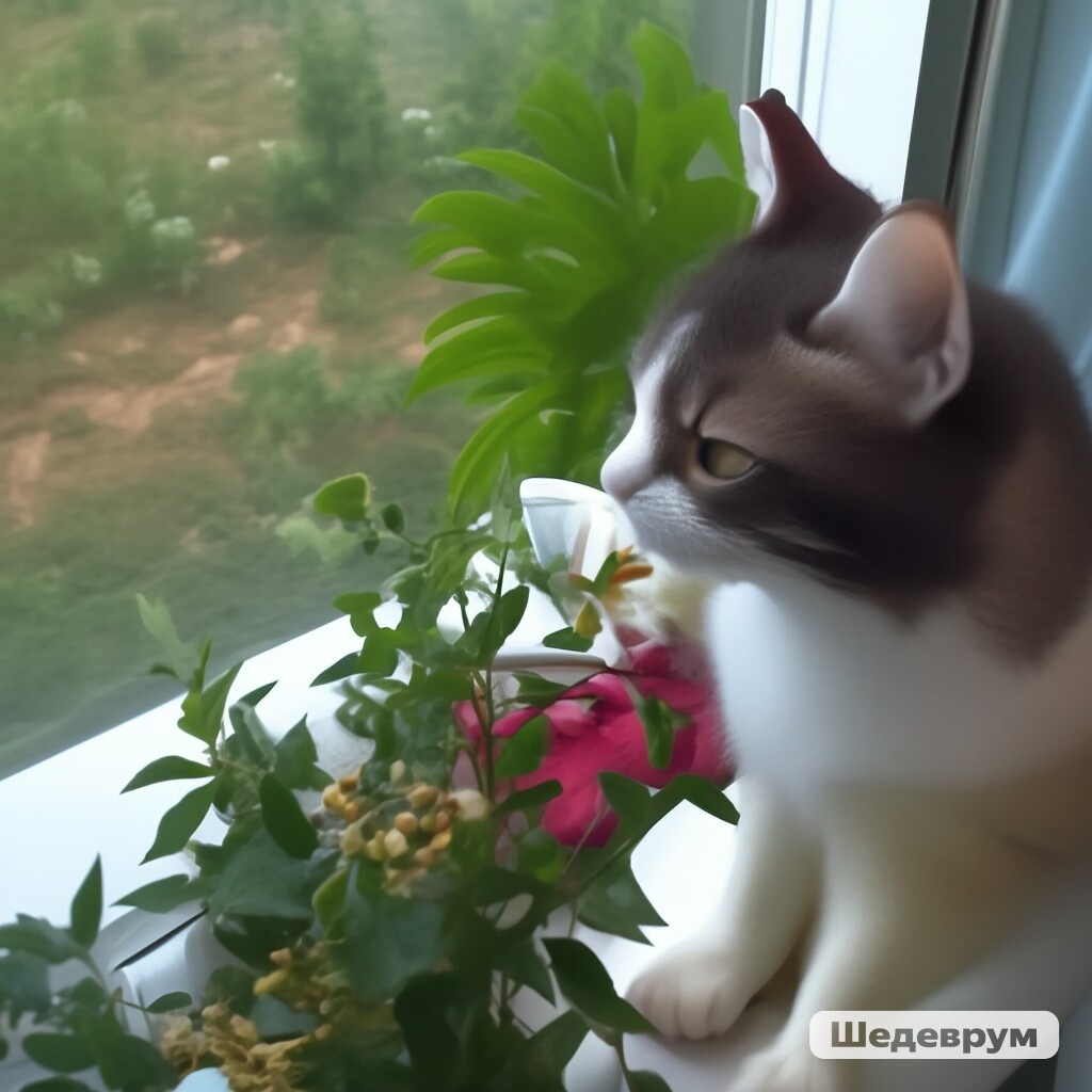 Так видит моего котика нейросеть