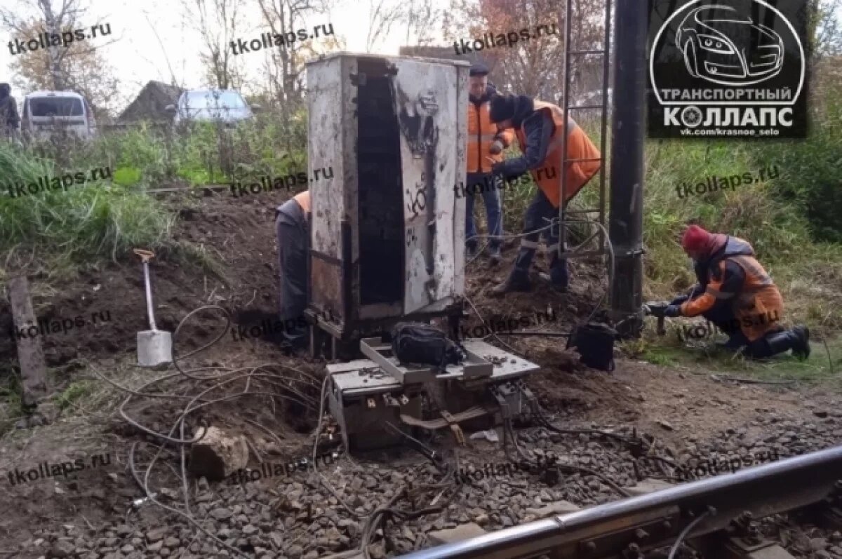    В Петербурге задержали подростков, устроивших поджог релейных шкафов