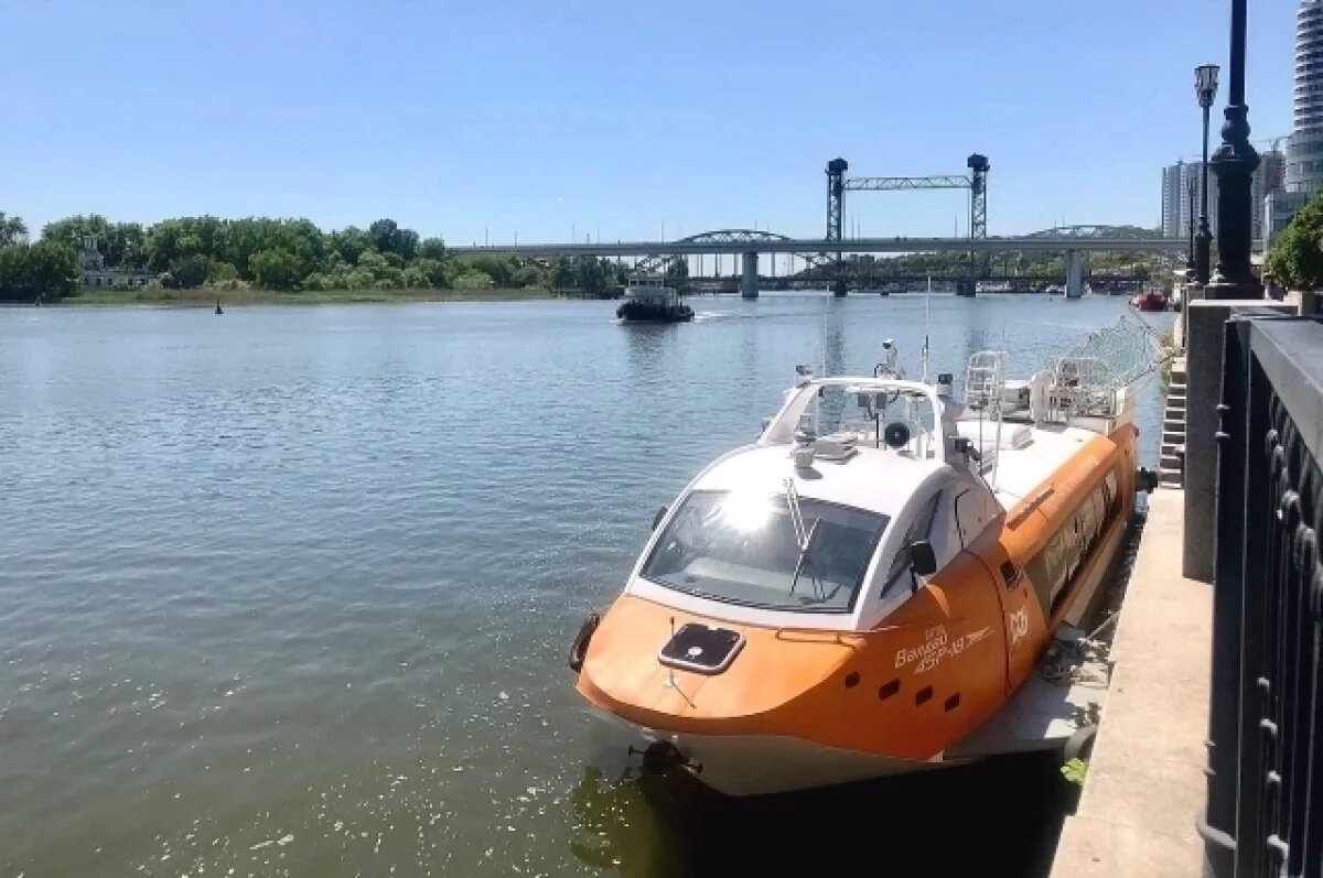    Ростовская область получит ещё четыре судна на подводных крыльях