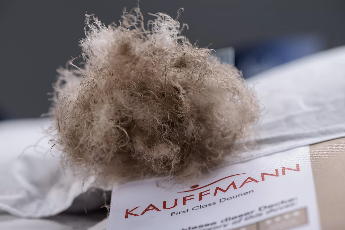 Гусиный пух - самый лёгкий и в то же время согревающий наполнитель для постельных принадлежностей