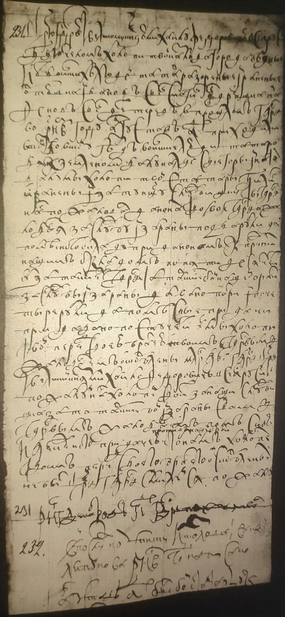 РГАДА. Ф.210. Оп.13. Д.156. Л.231-232
