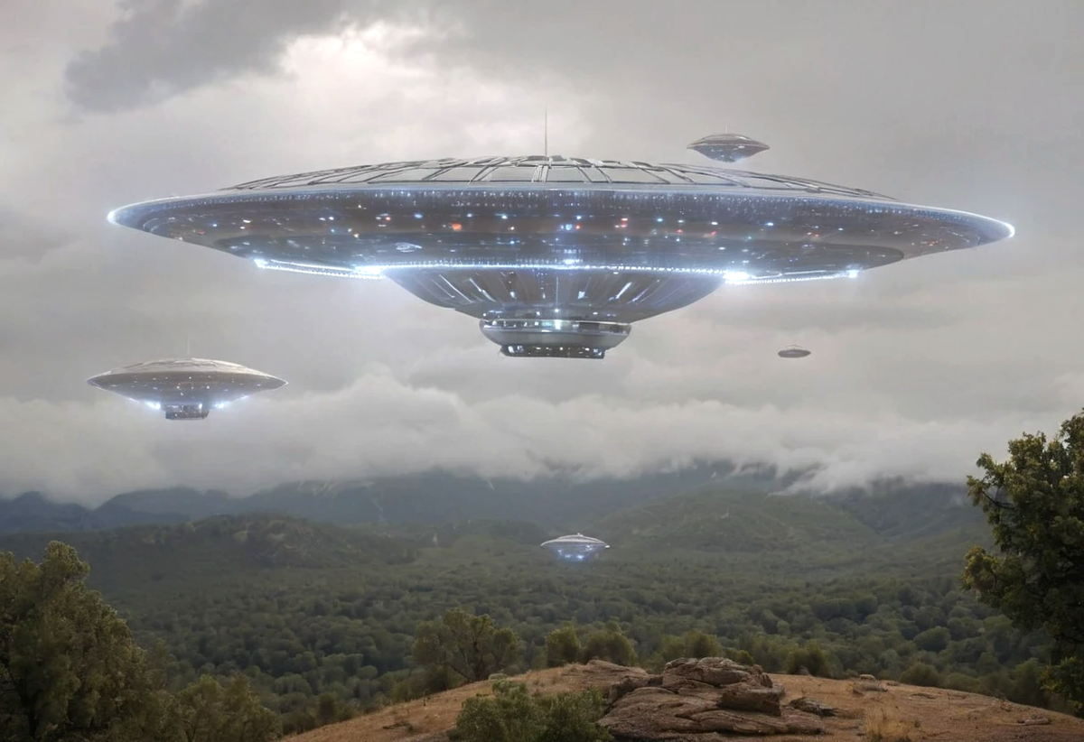 НЛО, по мнению исследователей, это установки для перемещения из четырёхмерного измерения в трёхмерное.