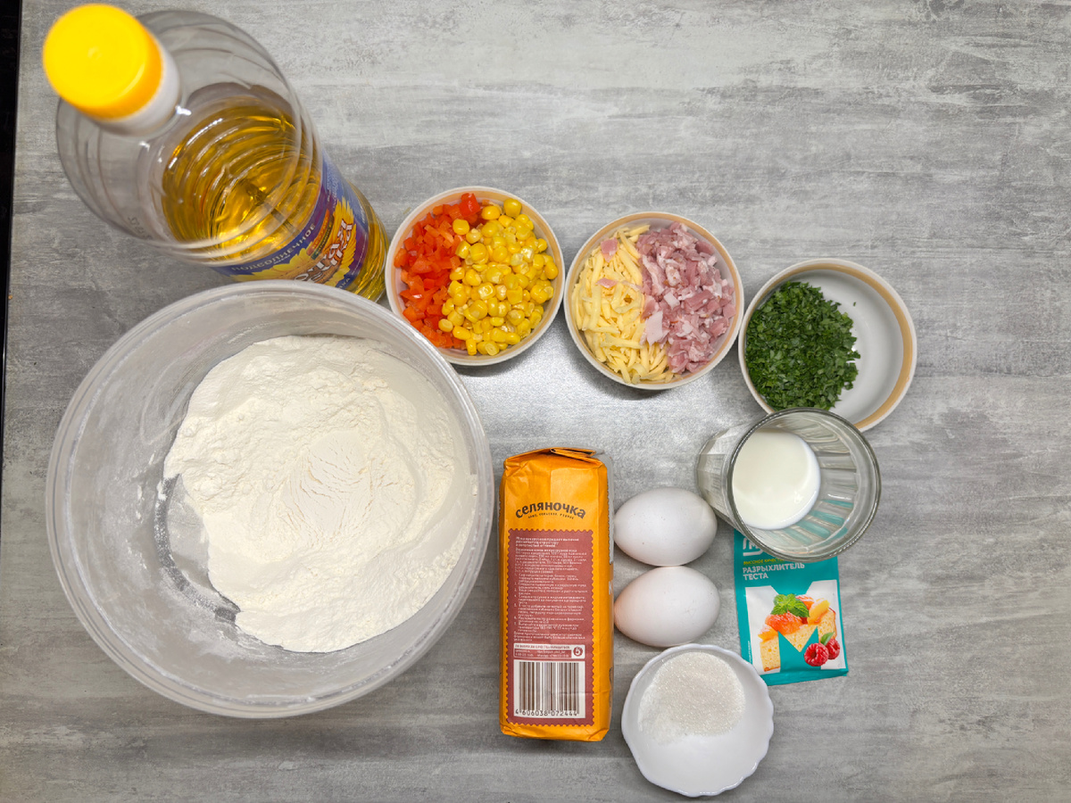 Вот все ингридиенты, которые нам понадобятся.