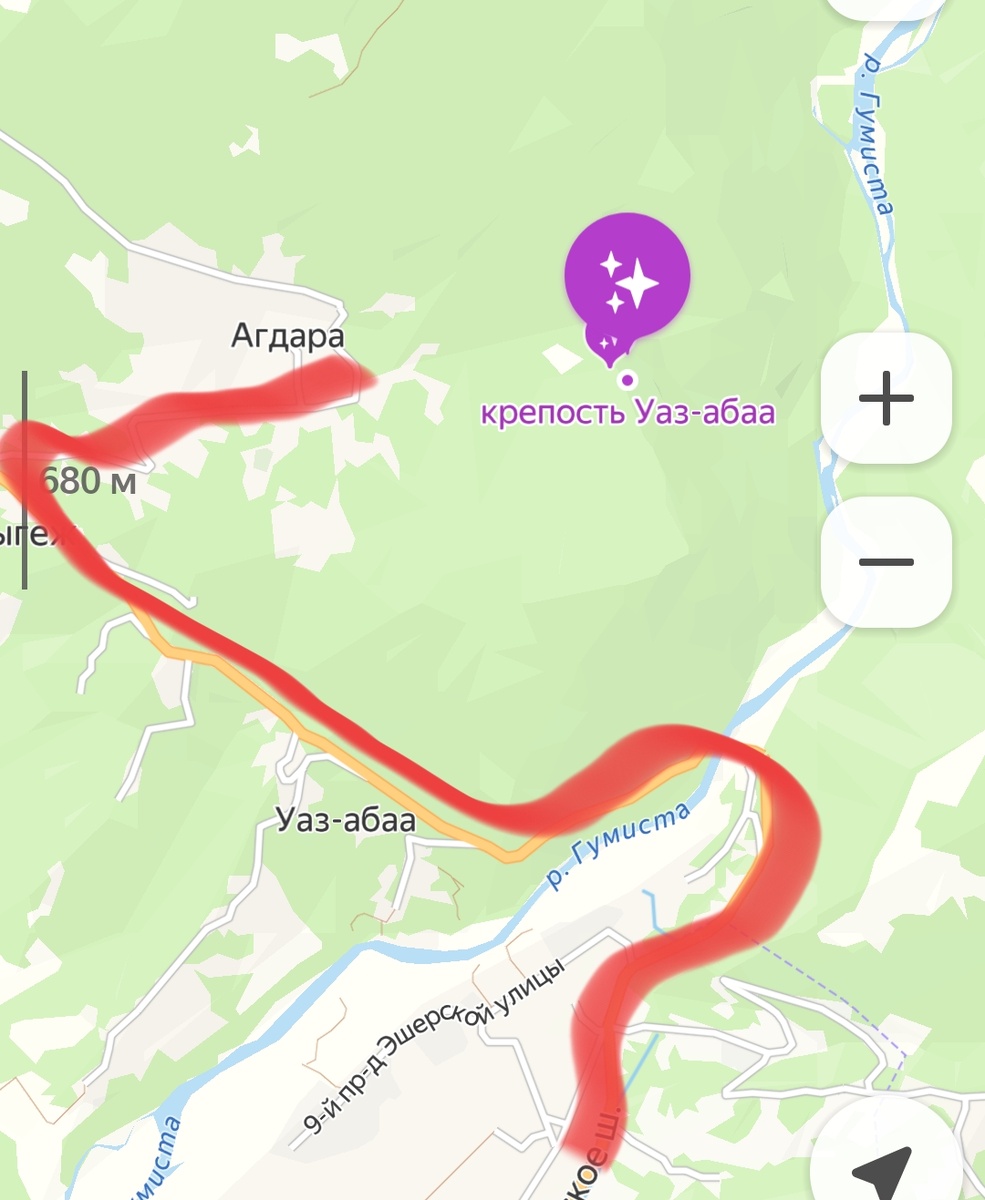 Дорога на Уаз-абаа