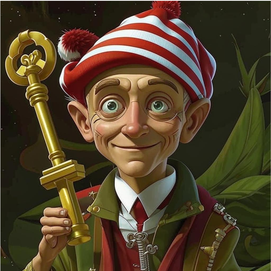 Золотой ключ Карлоса Кастанеды (рисунок нейросети)