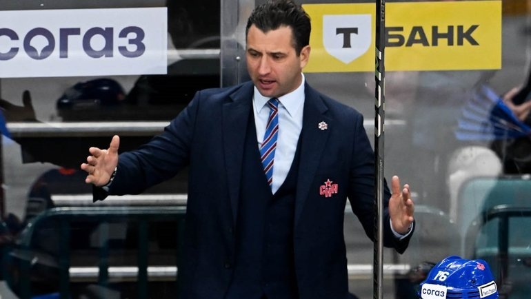    Роман Ротенберг в матче КХЛ СКА — «Сибирь» (6:3). 28 октября 2024.ХК СКА