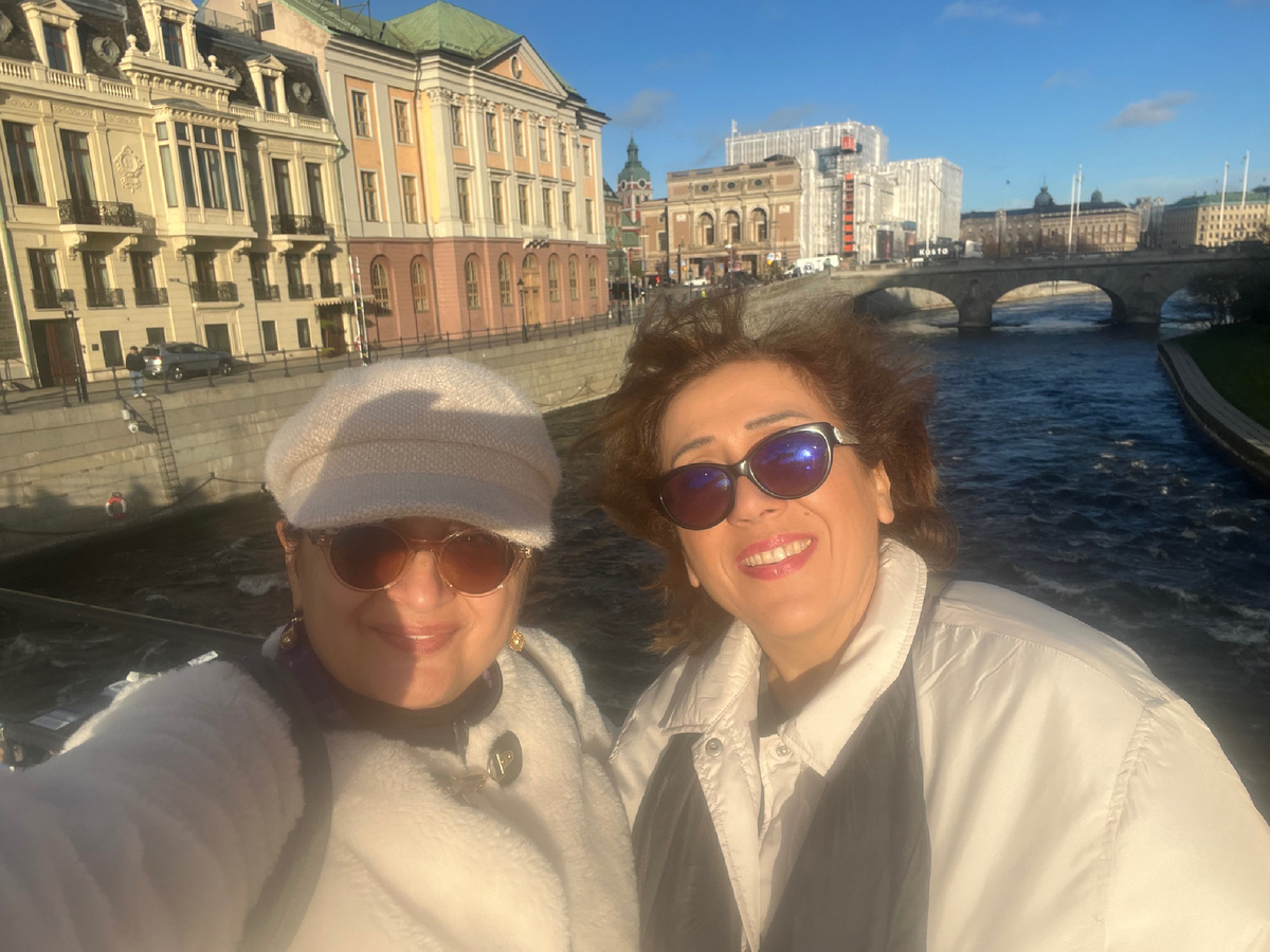 С Гоарик в Стокгольме.