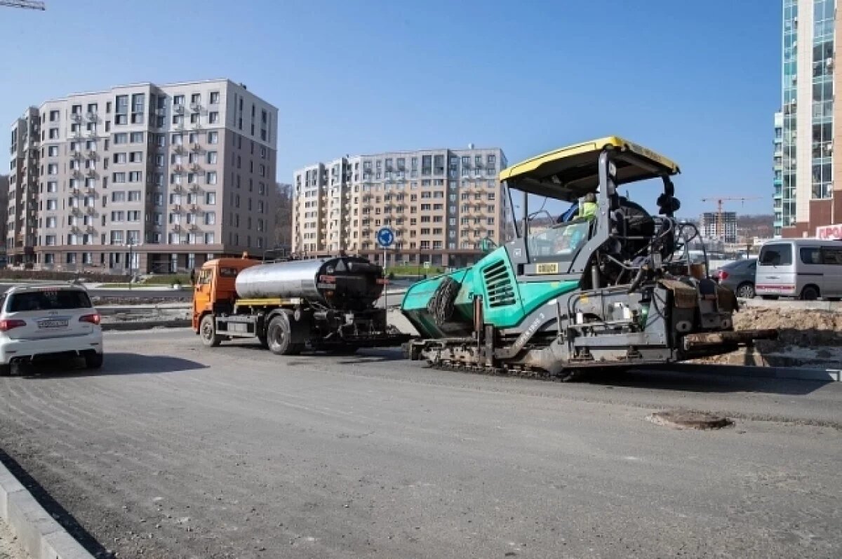    Улицы Патрокла во Владивостоке «оделись» в новый асфальт