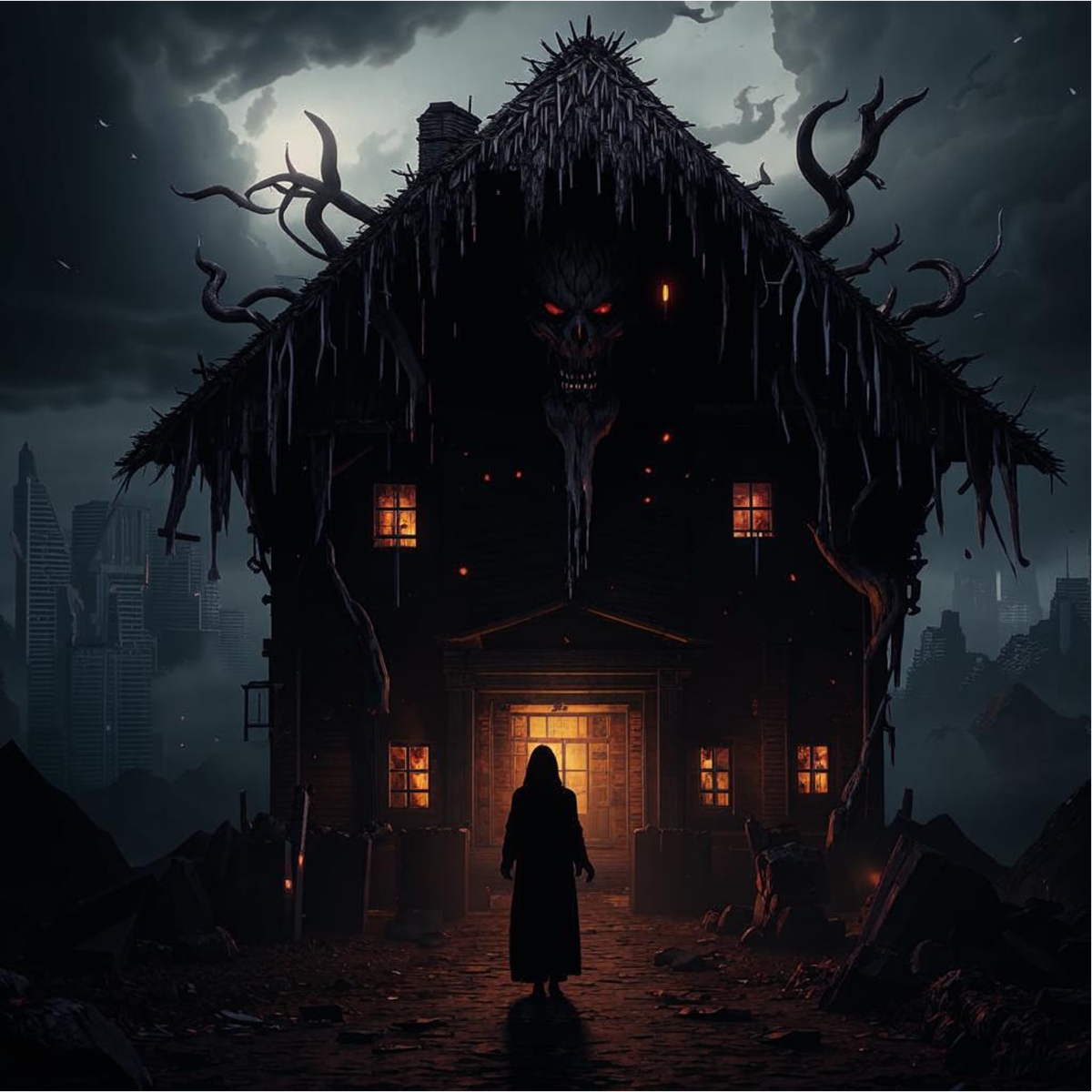 Черная изба по версии ИИ