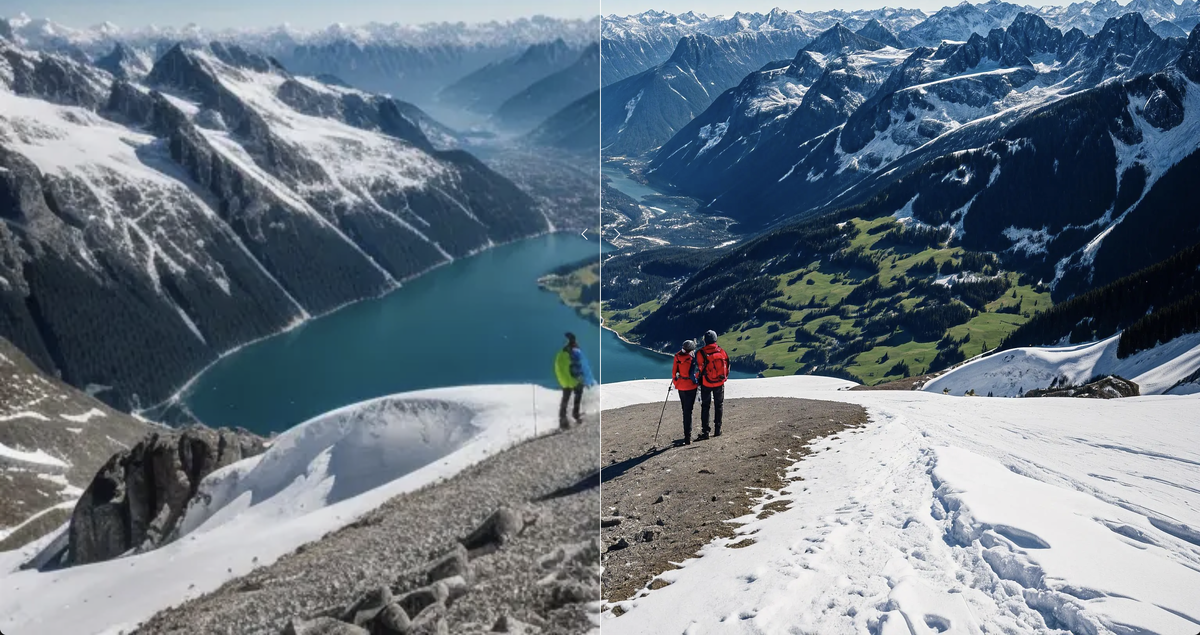 Наглядная разница