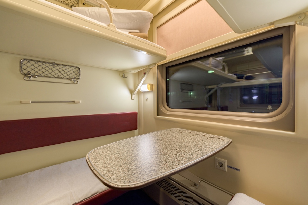 Плацкартный вагон в поезде «Таврия». Фото: ГСЭ