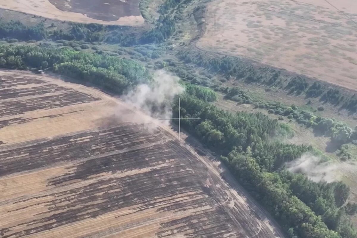    Морпехи Черноморского флота уничтожили колонну техники ВСУ под Курском