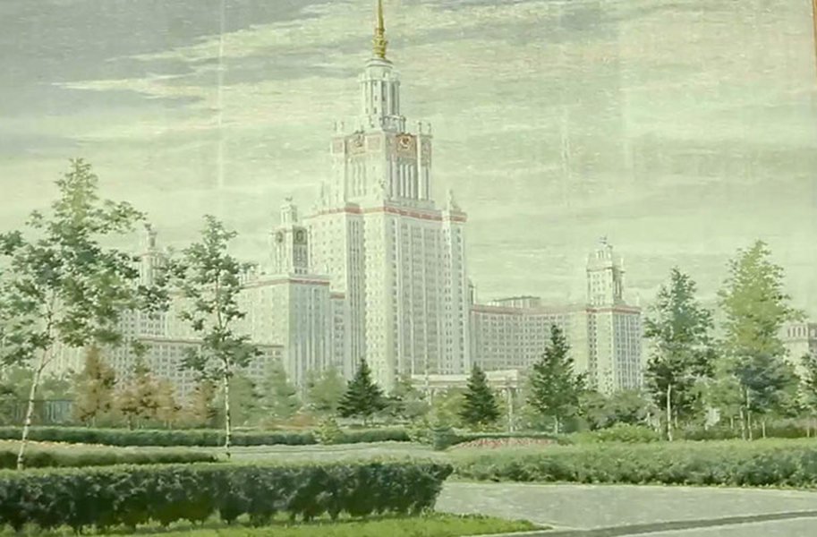 Здание МГУ сталинская высотка. Высотка МГУ Архитектор. Сталинская архитектура Москвы МГУ. Университет Ломоносова.