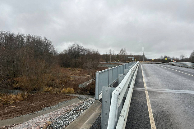    В Кирово-Чепецком районе отремонтировали мост через Филипповку