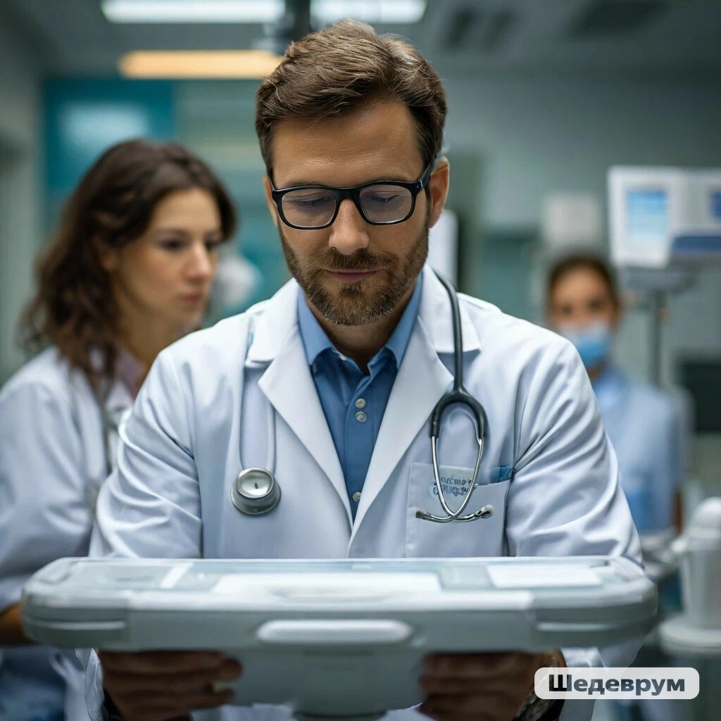 Всемирный день врача ультразвуковой диагностики /как это видит Шедеврум/