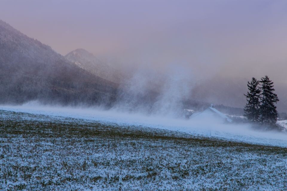    Снег. Ветер. Источник: Pixabay