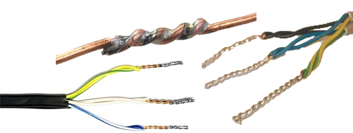 Рисунок 2. Пайка после скрутки. Изображение выполнено командой НПО ЭлектроРазработки