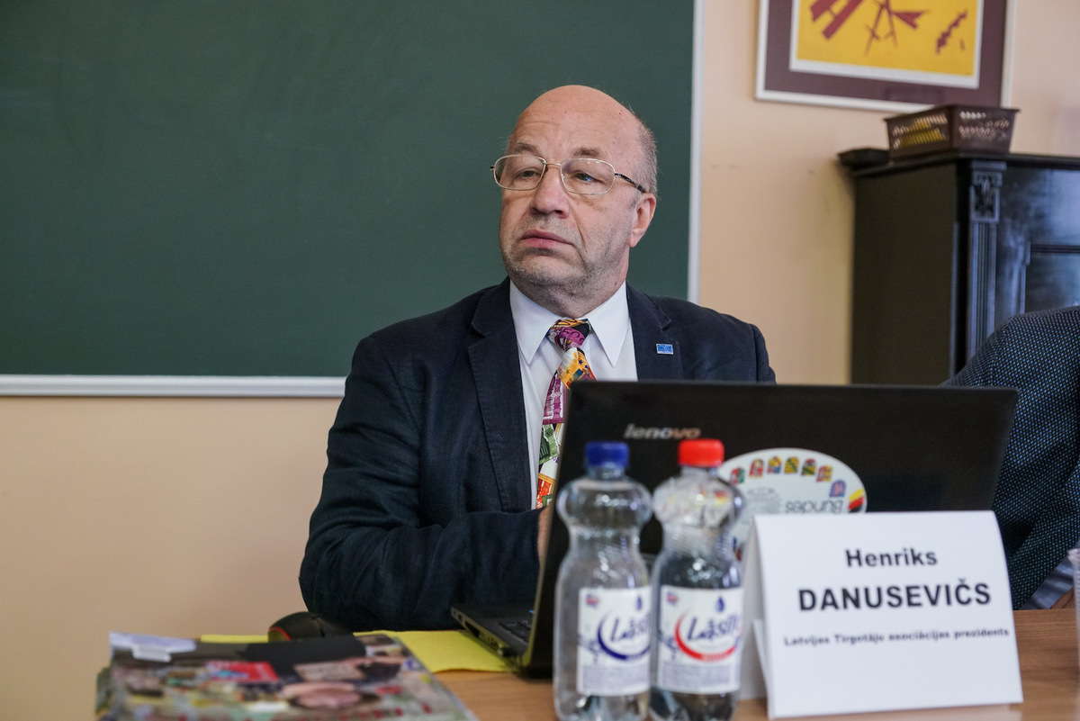 Президент Латвийской ассоциации торговцев Хенрикс Данусевичс © Sputnik
