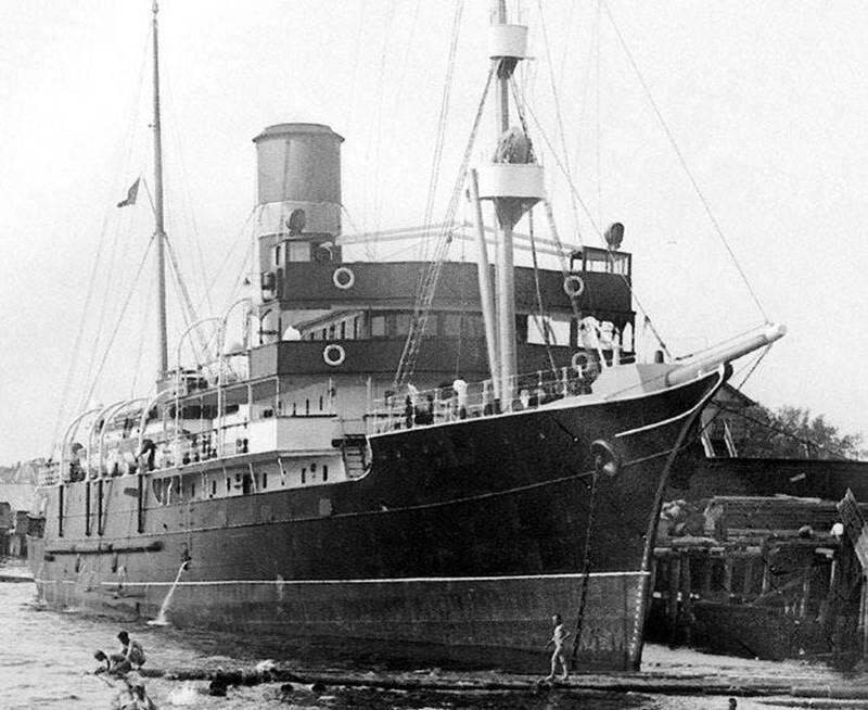 Советский корабль " Фёдор Литке", конец 1920-х годов. фото из ria.ru