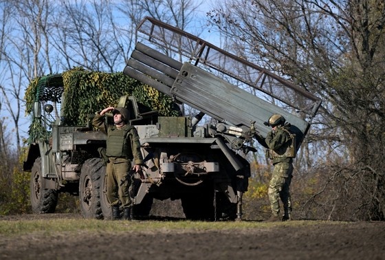    Военнослужащие вооруженных сил Российской Федерации в зоне боевых действий