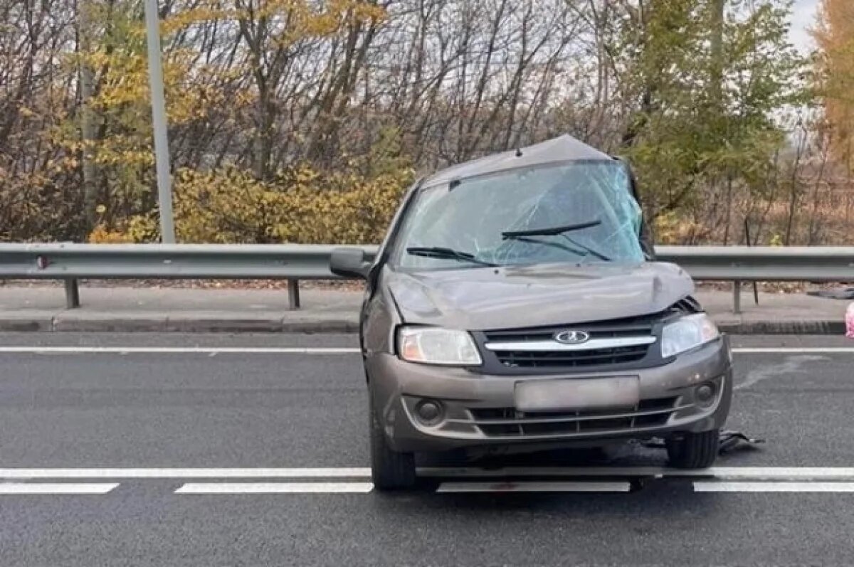    На воронежской трассе столкнулись две легковушки – один человек погиб