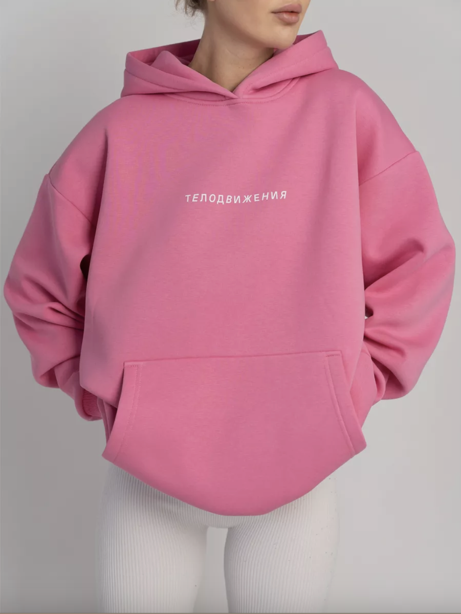 Худи с фирменным принтом