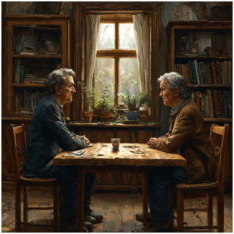 Сгенерировано ИИ- правда скрыта, ложь открыта, спорят вечно , кто есть кто!