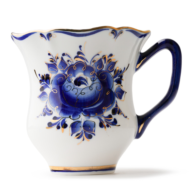 Это традиционная гжель. Кружка с сайта Гжель. Традиционная роспись