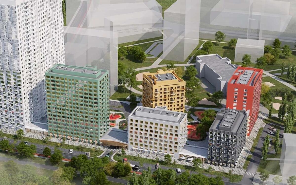 Проект и план застройки ЖК Движение в Екатеринбурге