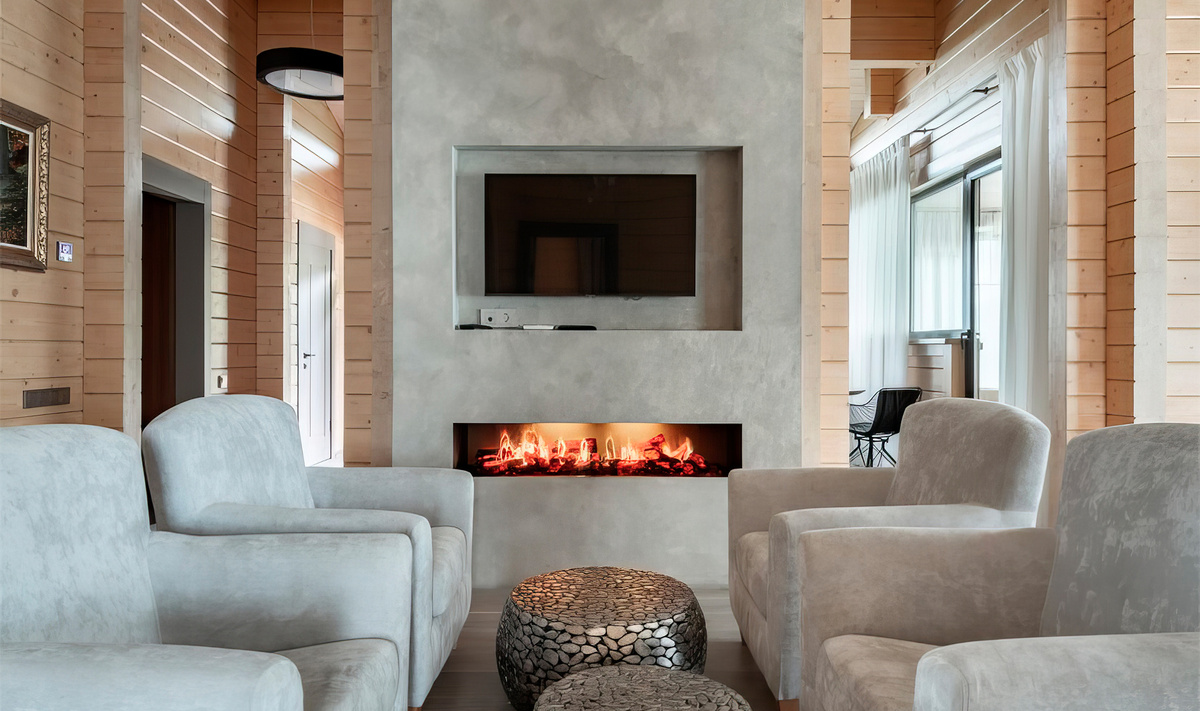 Тебя ждут стильные коттеджи из бруса посреди заснеженных деревьев и множество активностей на свежем воздухе.