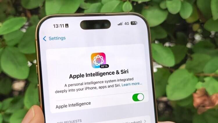    Проверяем, поддерживает ли ваш iPhone Apple Intelligence, и включаем нейросеть Apple. Изображение: tomsguide.com