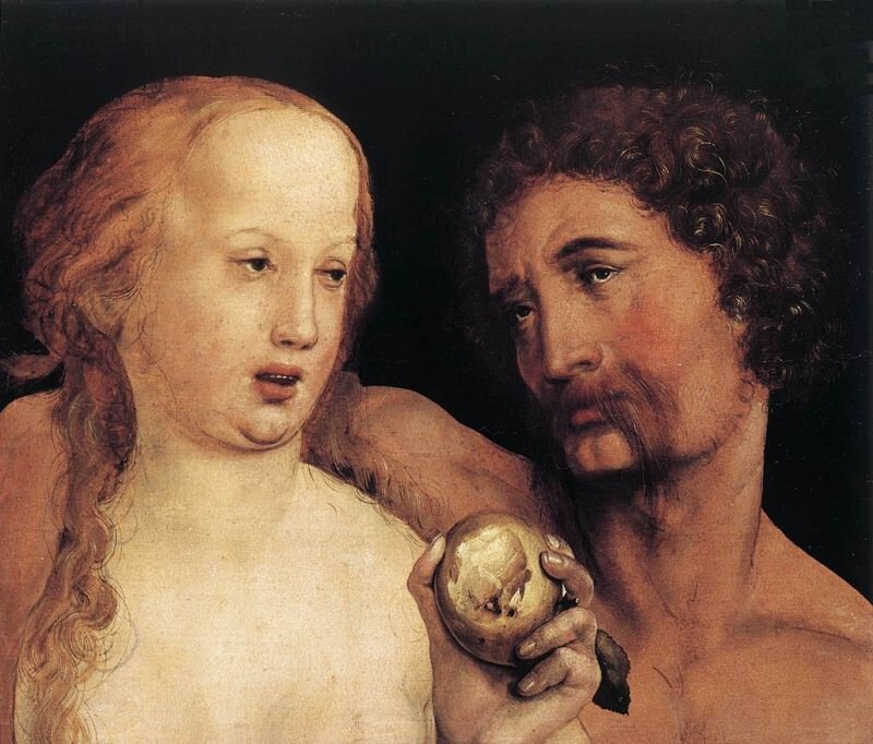 "Adão e Eva", de Hans Holbein, o Jovem.