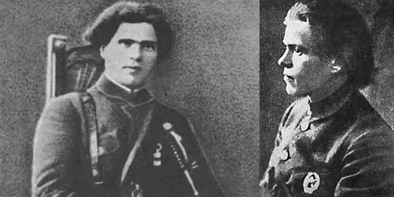 Нестор Махно. На груди орден Красного Знамени. Получая награду из рук Воро шилова, Махно сказал: «Я воюю не за ордена, а за победу революции, так как я крестья нин, и сейчас наша цель отстоять, уберечь победу рево люции от белогвардейцев». Источник фото: https://avatars.dzeninfra.ru/get-zen_doc/1329105/pub_5b59a75868abff00a87b41e1_5b59a7654ca92f00ad1e2473/scale_1200