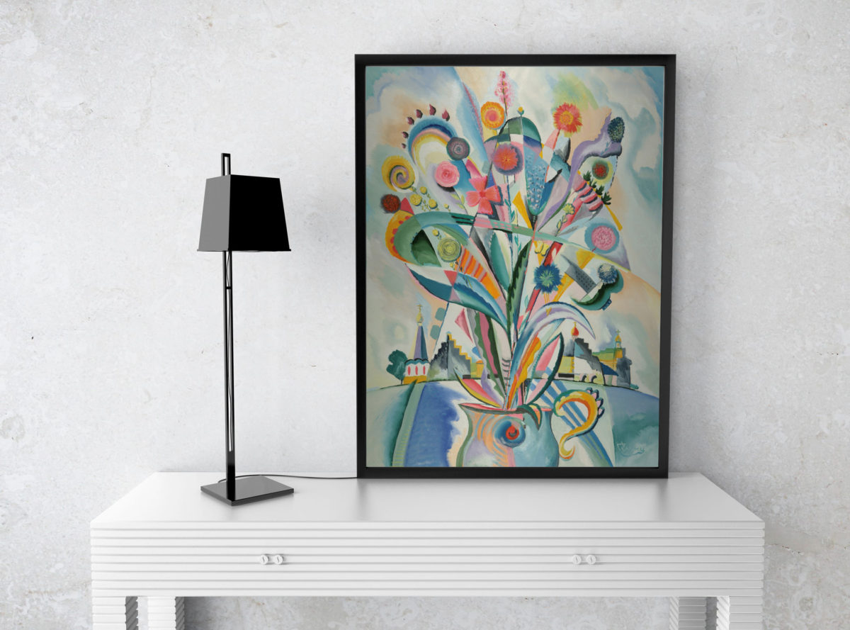 Букет цветов, художник Андрей Мунц / Andrey Muntz