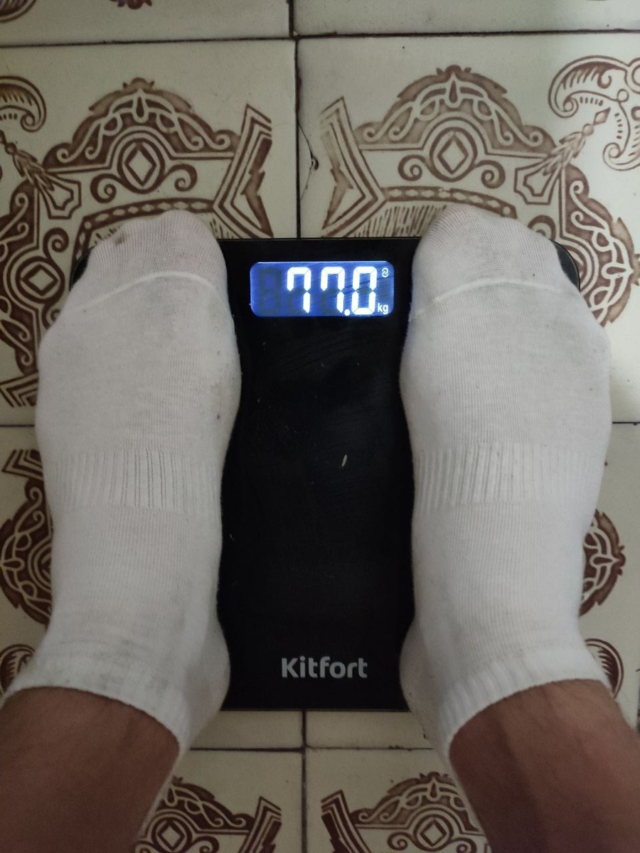 Результат по весу.