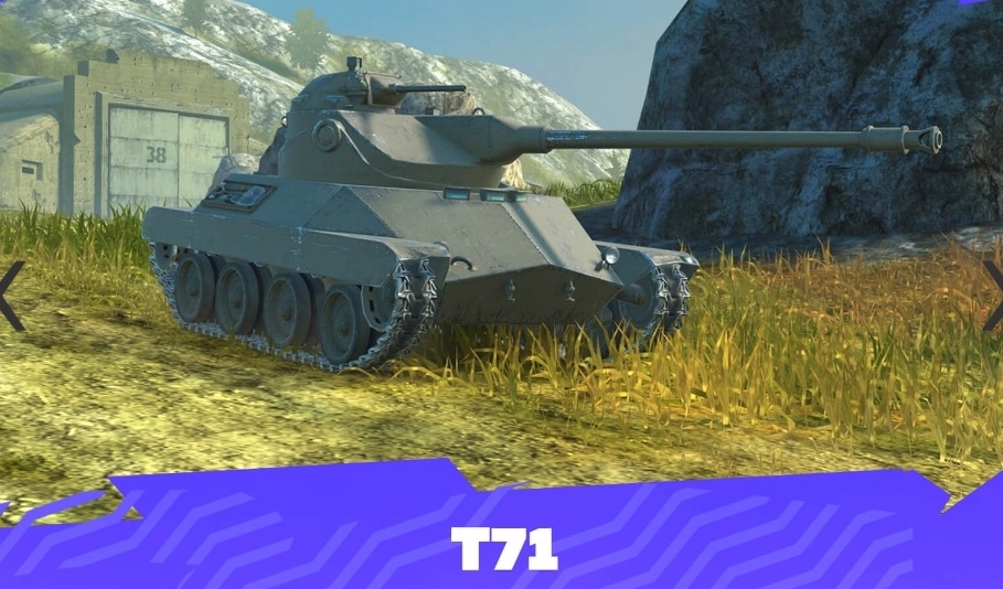 Если я правильно понимаю, в Мире танков это Т71 DA. Хотя могу ошибаться