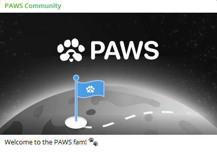 Добро пожаловать Добро пожаловать в семью PAWS! 🐾