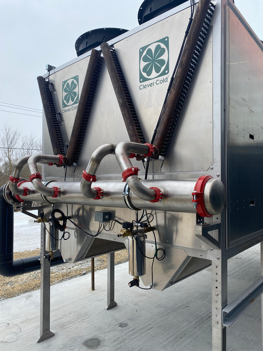 Драйкулер FREECOLD DELTA производства компании "НОВАЯ ОРБИТА" хладопроизводительностью 600 кВт