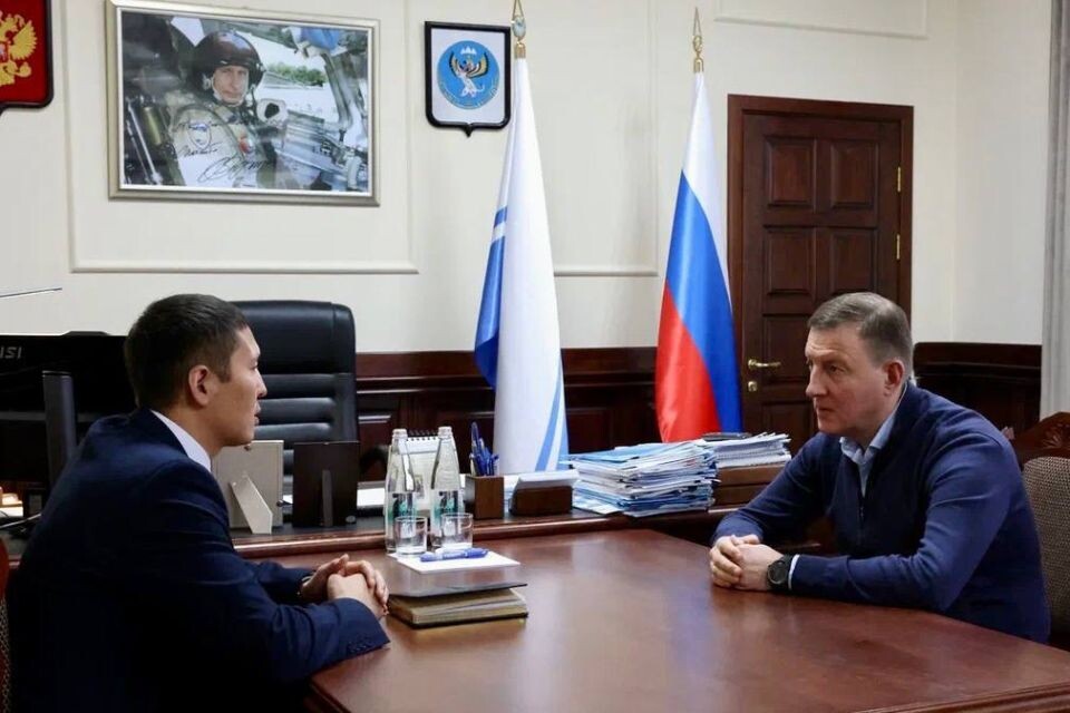    Андрей Турчак и Амур Аргамаков. Источник: t.me/turchak_andrey