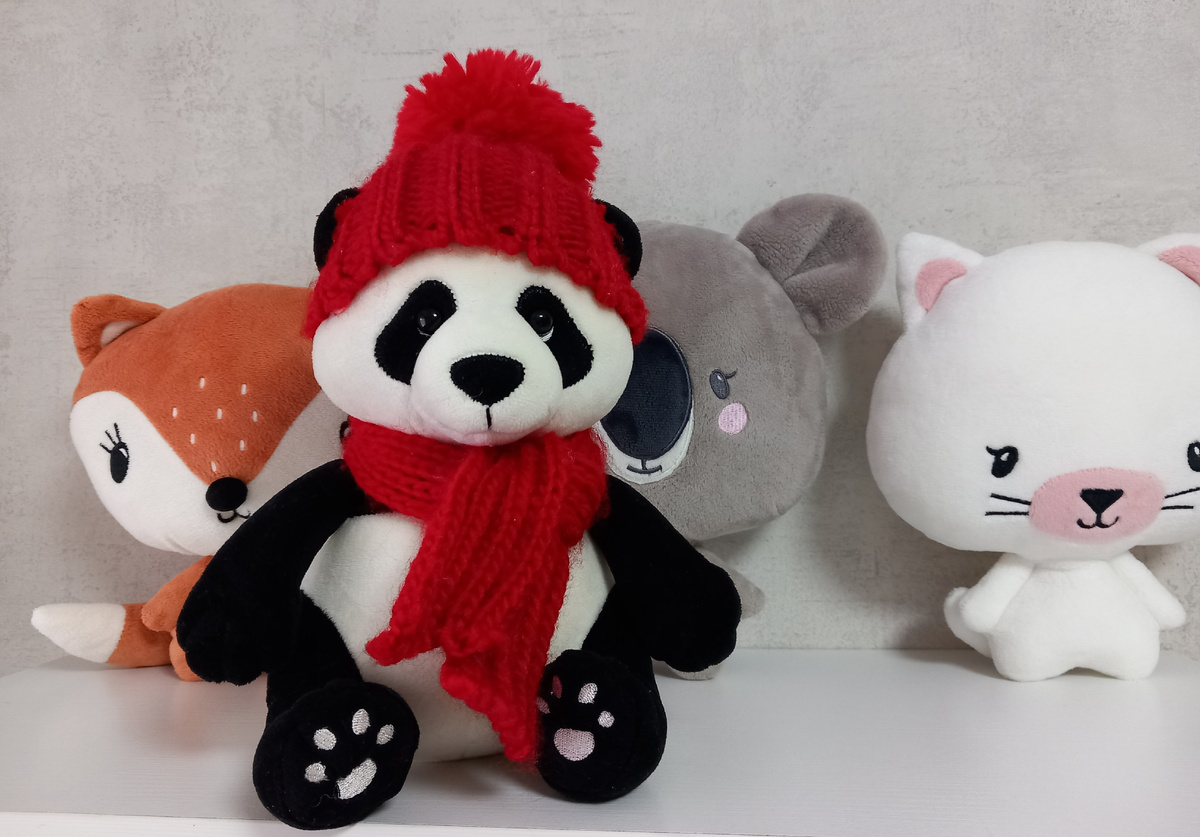 Контрастные игрушки - то, что надо малышам! 🐼