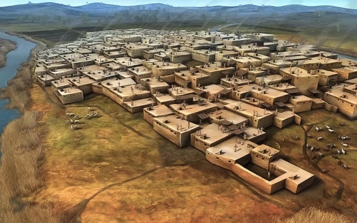 Чатал-Хююк, реконструкция. Взято: https://oboiphone.ru/travel/chatal-guyuk 